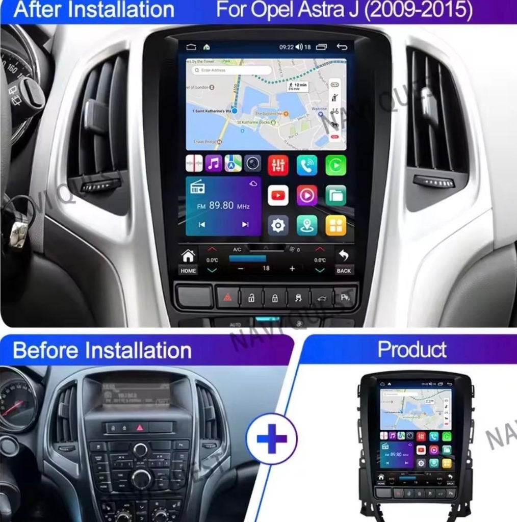 Opel Astra J - insignia  CarPlay & Android Auto | 2010-2017
