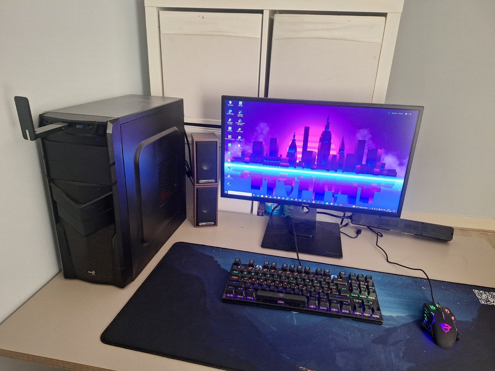 Gaming PC Intel i7 met Nvidia GTX 1060 6GB, Computers en Software, Desktop Pc's, Gebruikt, 3 tot 4 Ghz, HDD, SSD, 16 GB, Met videokaart