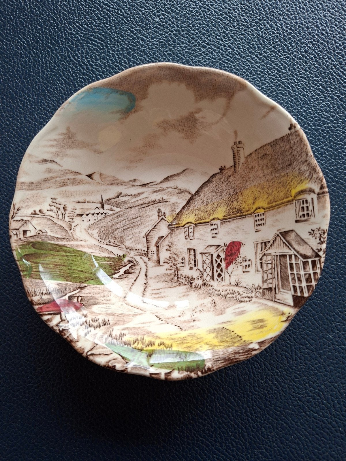 Vintage W.H. Grindley 'Quiet Day' schaaltje, onbeschadigd, Ophalen of Verzenden
