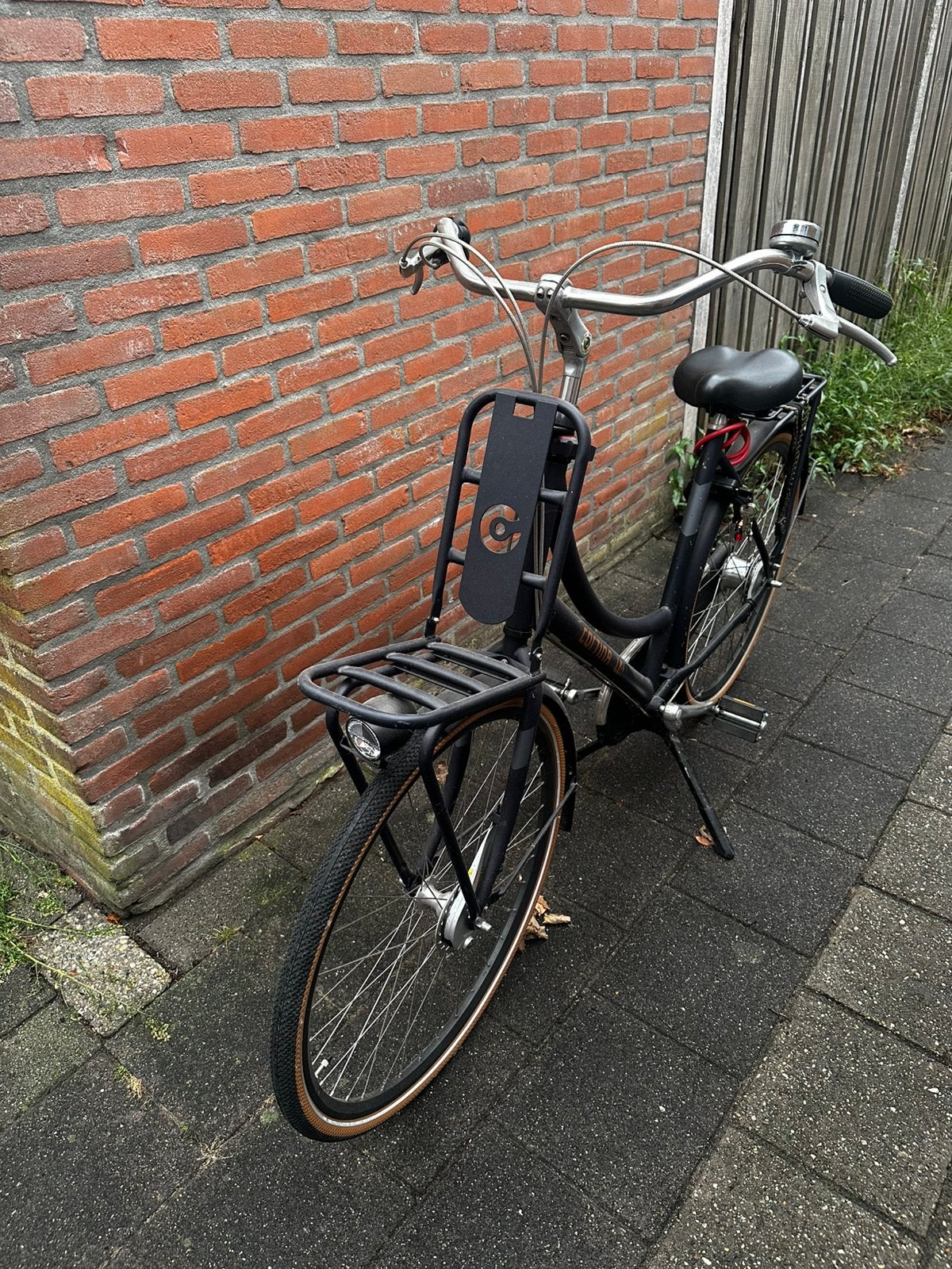 Dames Cortina fiets U4 donkerblauw, Fietsen en Brommers, Fietsen | Dames | Damesfietsen, Versnellingen, Zo goed als nieuw, Schijfrem