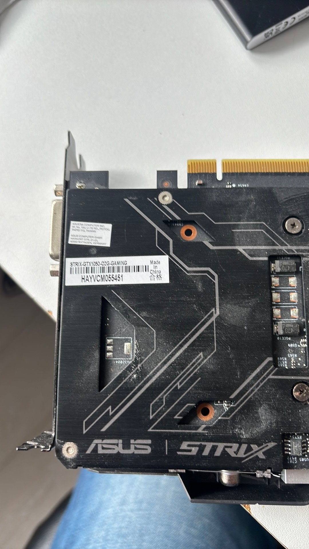 ASUS ROG Strix GTX 1050 Ti Gaming Videokaart, Computers en Software, Videokaarten, PCI-Express 3, Gebruikt, HDMI, Verzenden