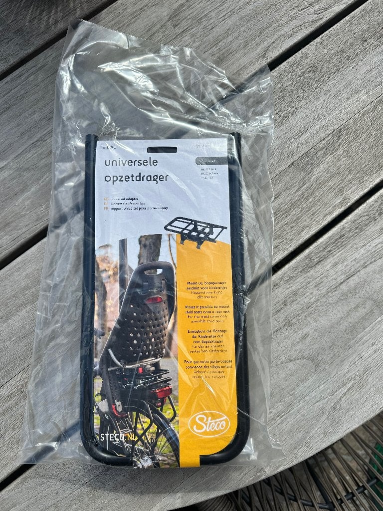 Steco universele opzetdrager ebike, Ophalen of Verzenden, Nieuw