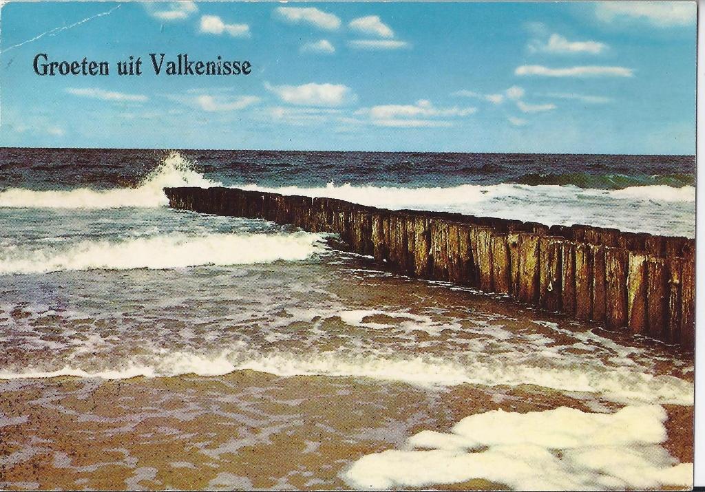 K6622 Gelopen ansichtkaart groeten uit valkenisse, Ophalen of Verzenden, 1980 tot heden, Gelopen