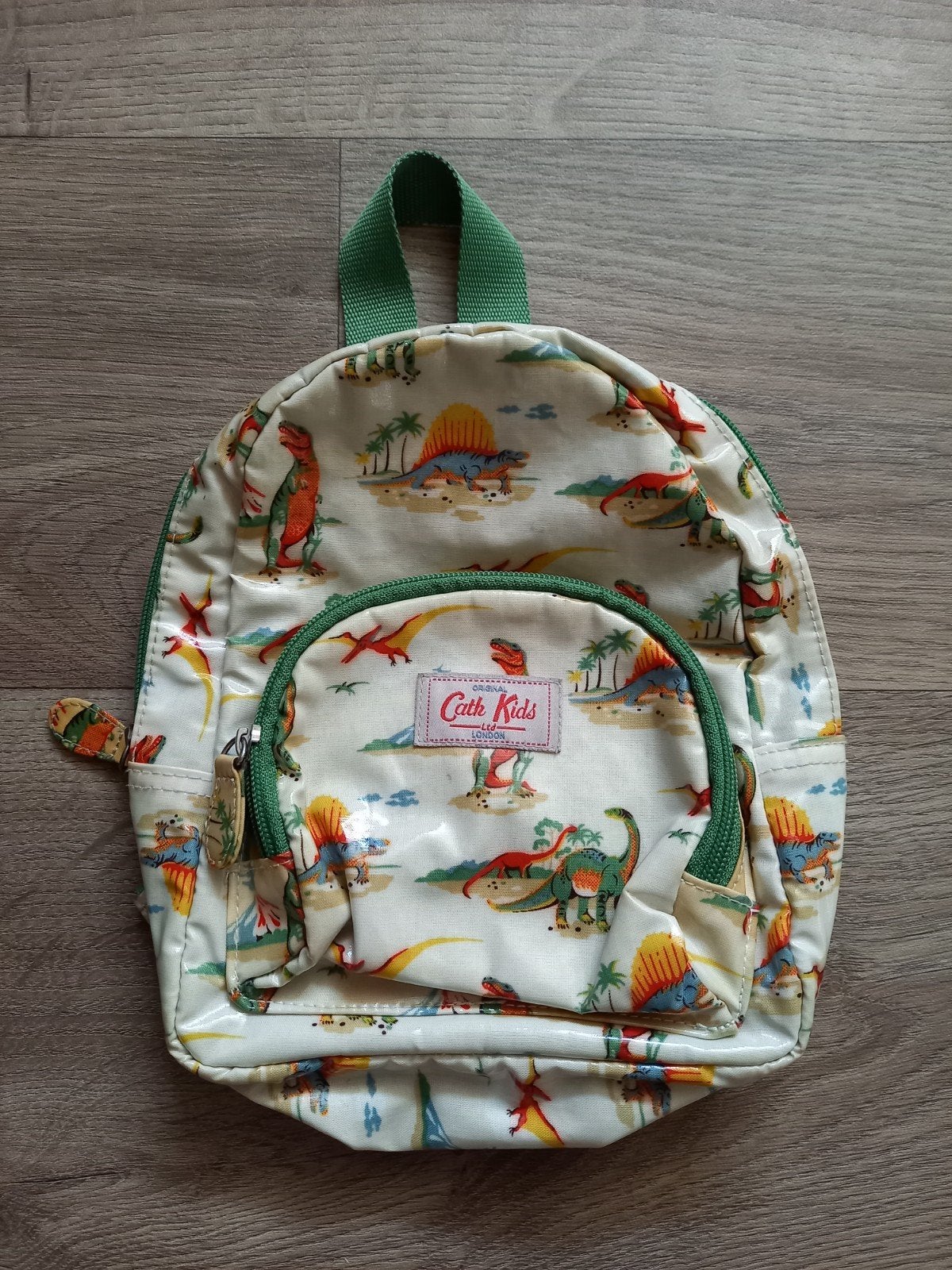 Rugzak dino print als nieuw, Ophalen of Verzenden, Zo goed als nieuw, Overige merken, Minder dan 30 cm