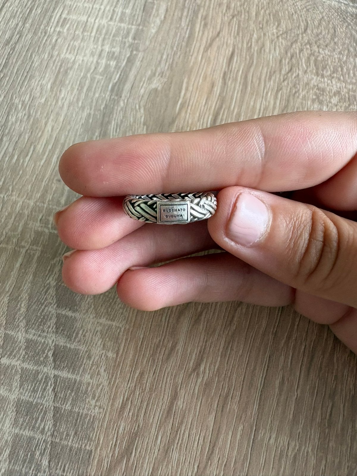 Buddha to Buddha ring Katja, Ophalen of Verzenden, Zo goed als nieuw, 17 tot 18, Dame