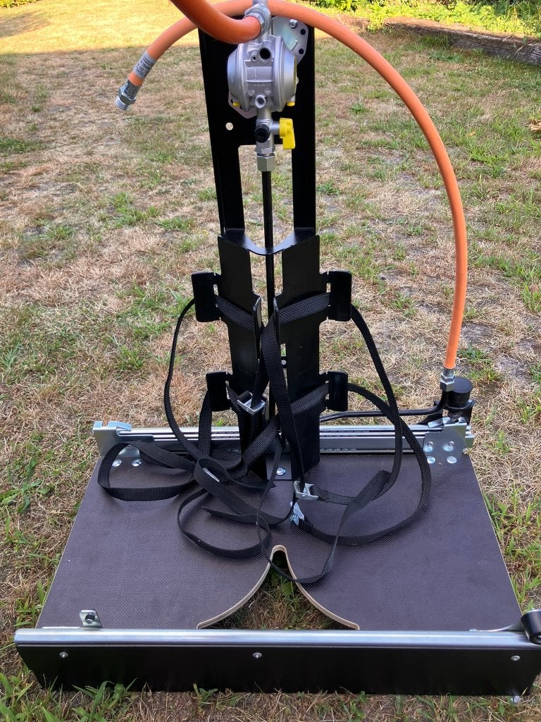 Gasfleslade voor camper (caravan?) geschikt voor 2 flessen., Ophalen of Verzenden, Nieuw