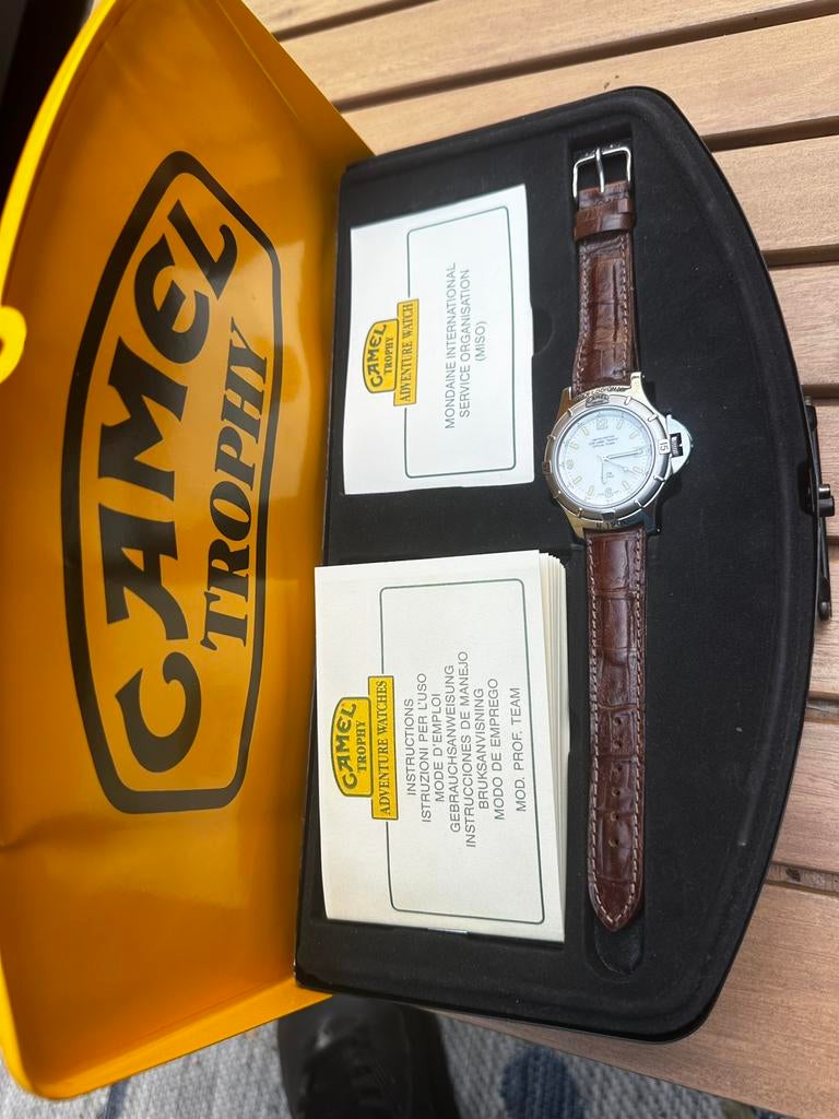 Camel trophy team professional horloge, Sieraden, Tassen en Uiterlijk, Horloges | Heren, Nieuw, Polshorloge, Overige merken, Staal