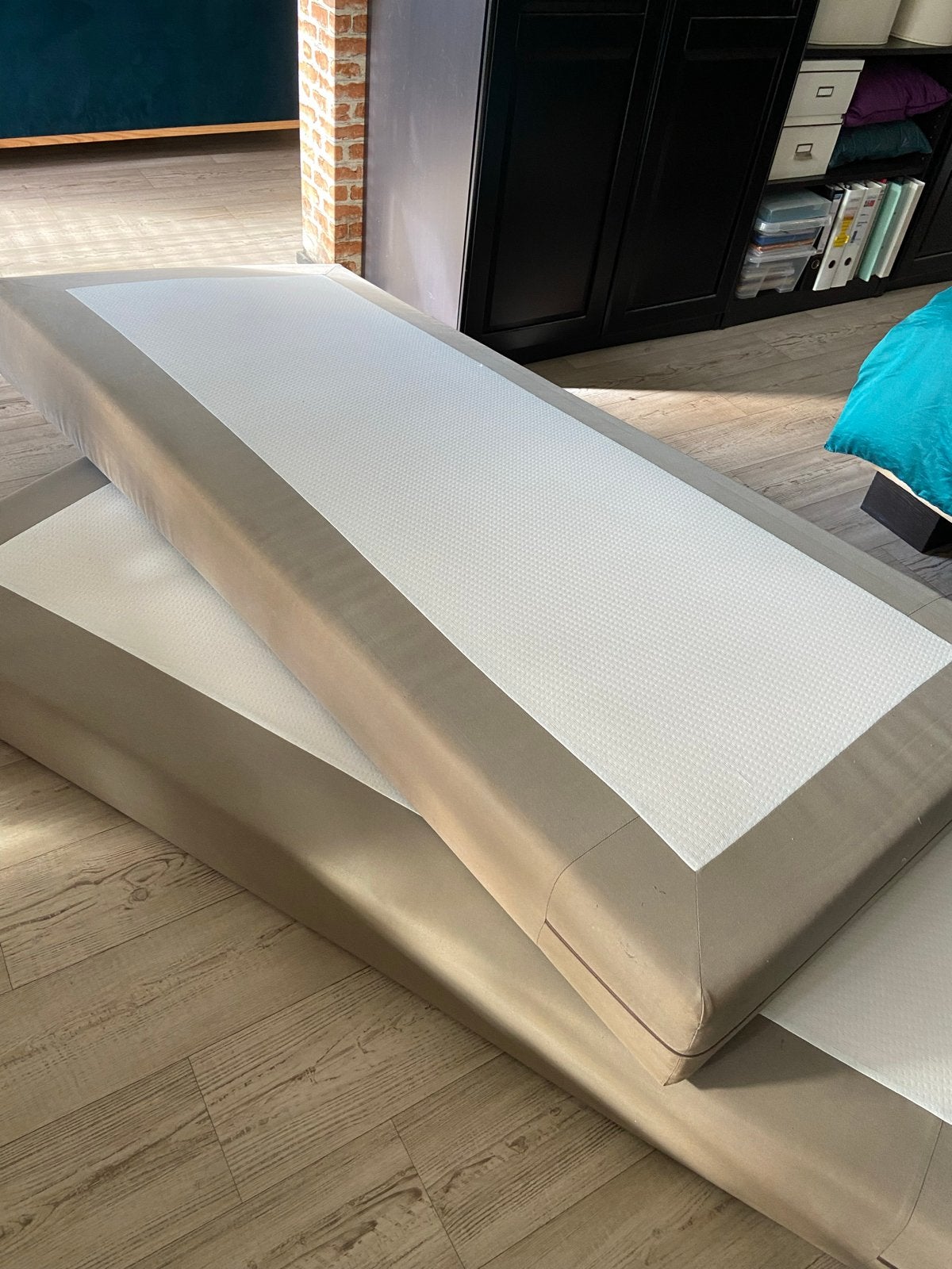 2x Bedbodems 200x90 in goede staat