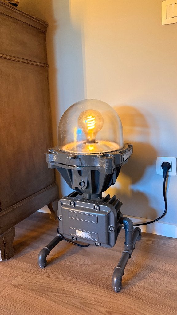 industriele lamp, Ophalen, Gebruikt, E27 (groot), Glas
