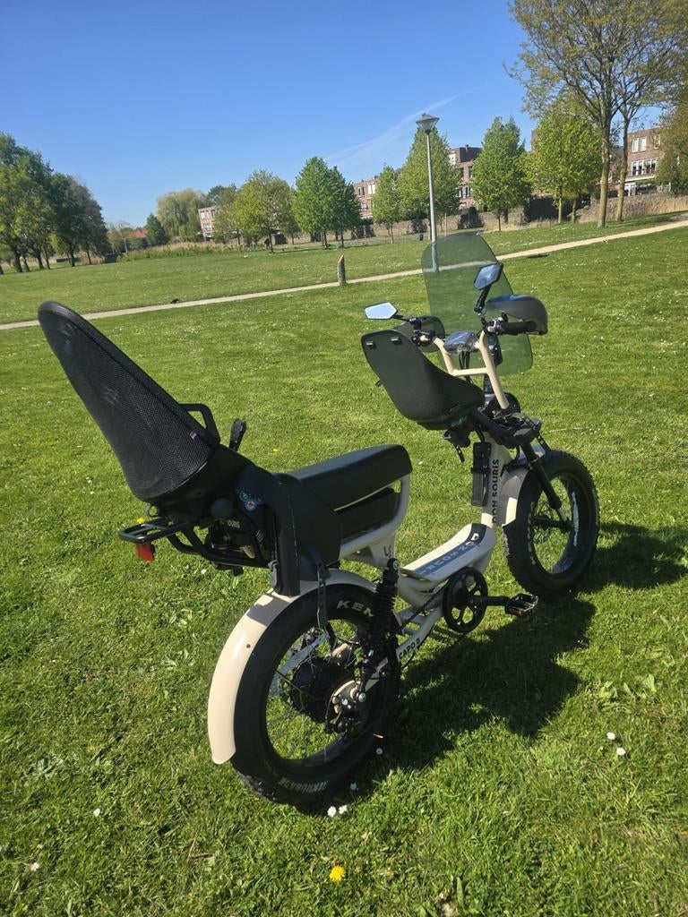 Don Souris Capo S E-bike met kinderzitje en windscherm, Ophalen, Zo goed als nieuw, Overige merken