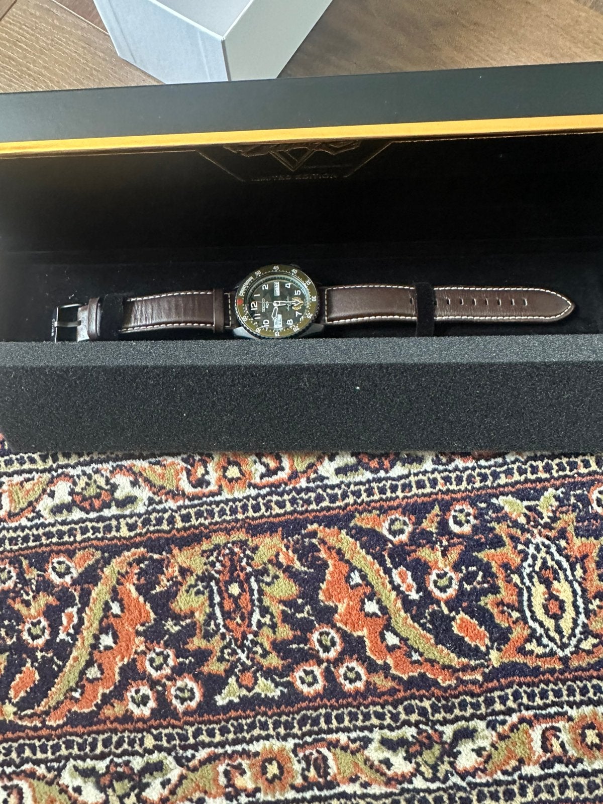Streetfighter Seiko horloge (Guile), Ophalen of Verzenden, Zo goed als nieuw, Staal, Seiko