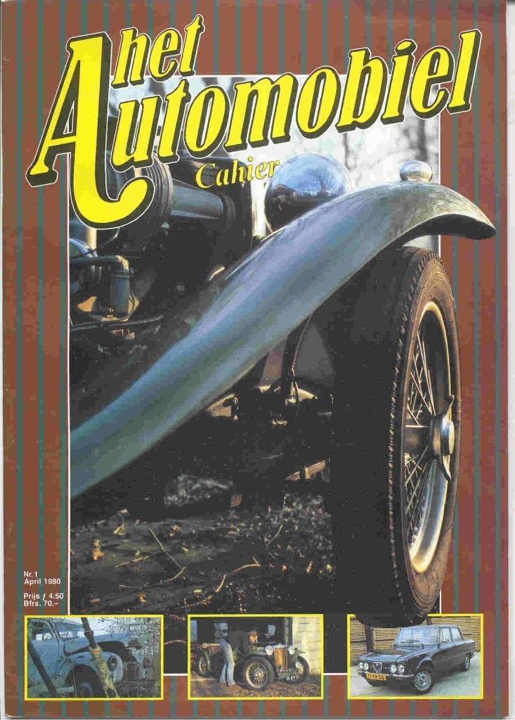 Het Automobiel 1 1980 Ford Popular, Giulia, Morgan, MG Alfa, Ophalen of Verzenden, Nieuw, Ford