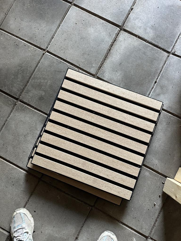 Hout vilten tegels, Ophalen, Nieuw