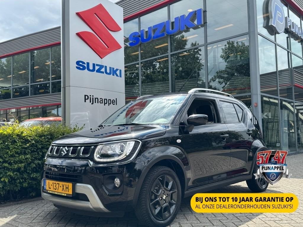 Suzuki IGNIS 1.2 Select 5-deurs Trekhaak Smart Hybrid, Gebruikt, 4 cilinders, Met garantie (alle), Zwart