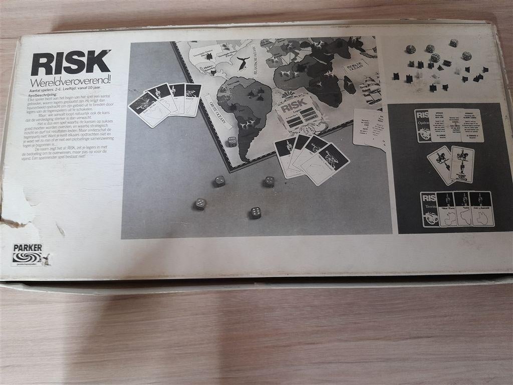 risk slecht doos [s1289], Hobby en Vrije tijd, Gezelschapsspellen | Bordspellen, Verzenden, Zo goed als nieuw