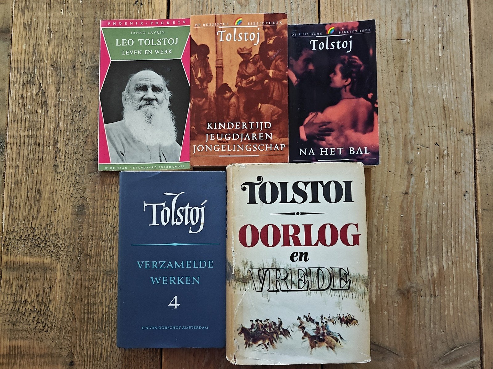5 Boeken van Leo Tolstoj., Ophalen of Verzenden, Zo goed als nieuw