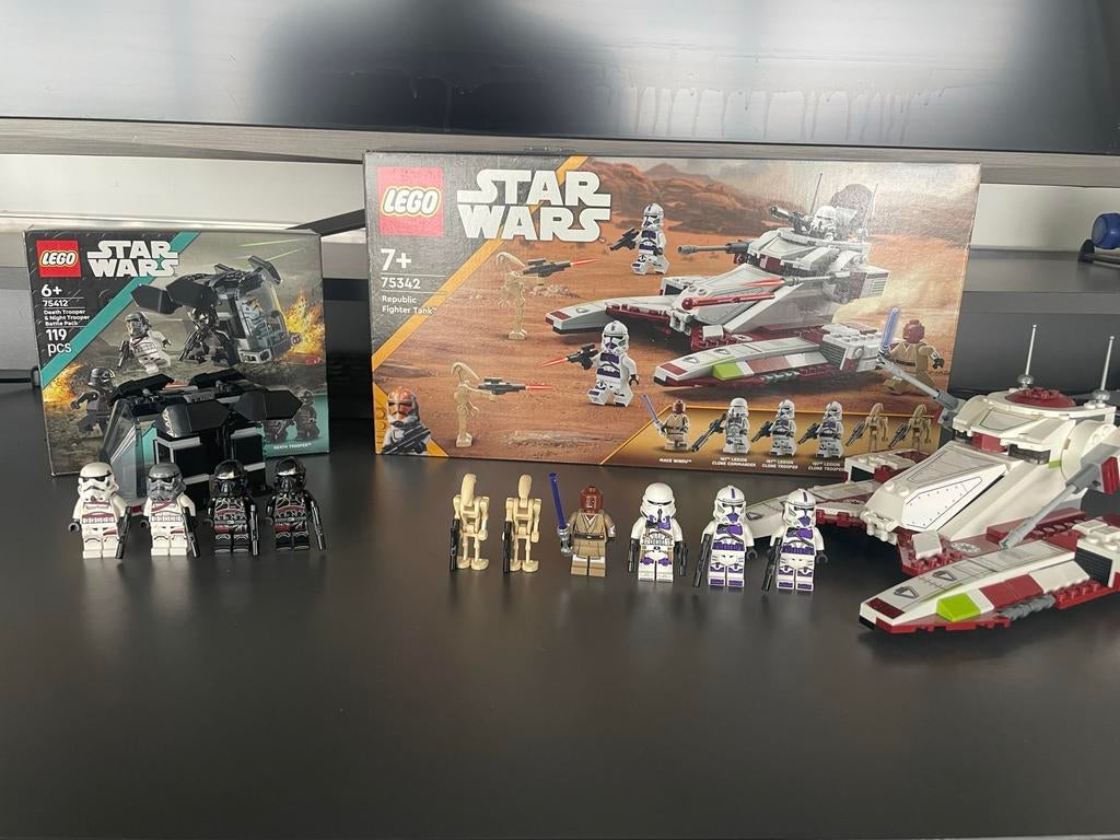 Lego Star Wars sets: 75342 Republic Fighter Tank & 75320, Star Wars, Lego, Ophalen of Verzenden, Zo goed als nieuw