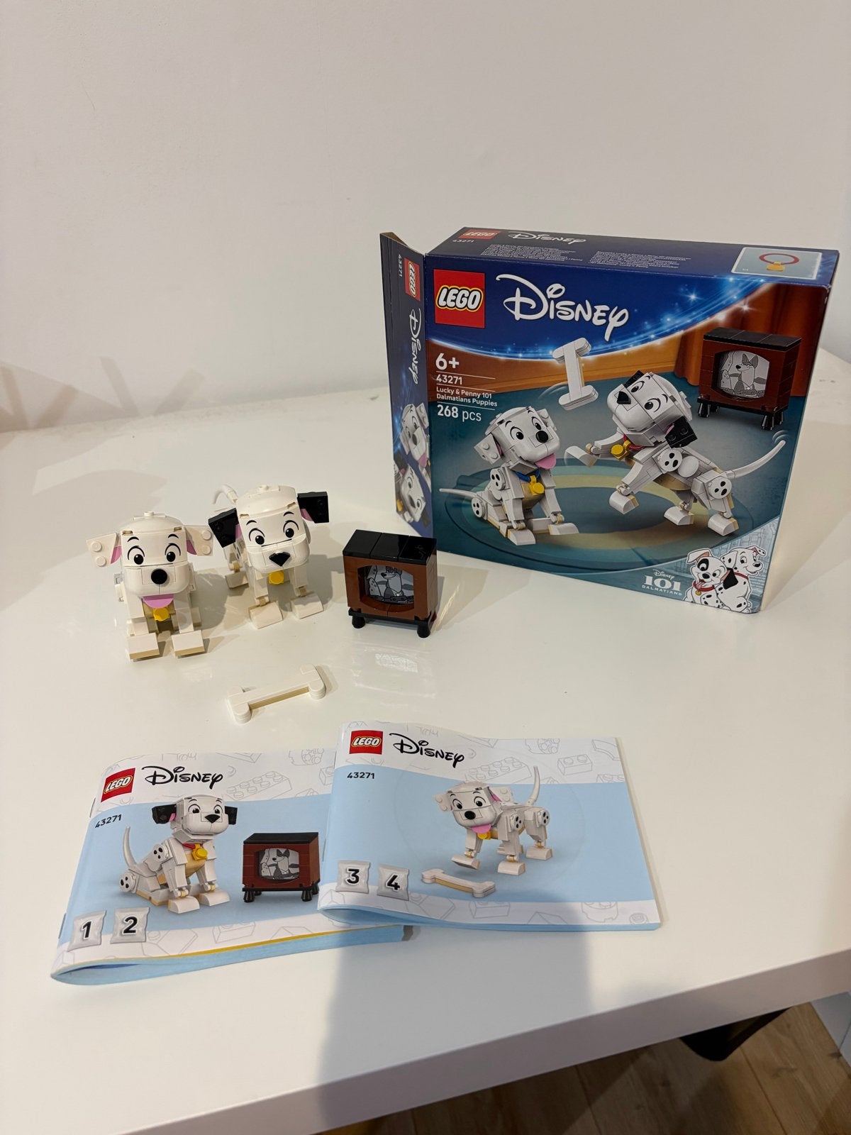 LEGO Disney 101 Dalmatiërs Dalmatiërs Pongo & Perdita, Lego, Ophalen of Verzenden, Zo goed als nieuw, Compleet