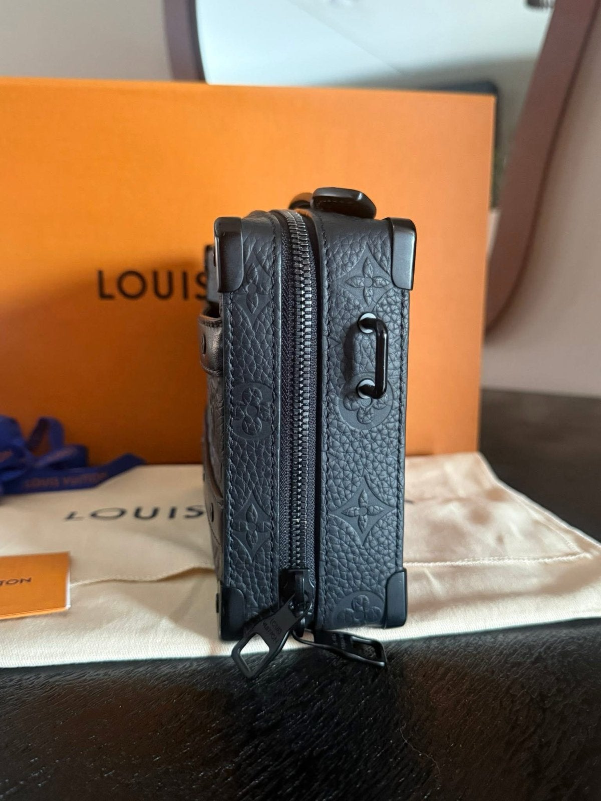 Louis Vuitton Handle Soft Trunk Zwart  Origineel, Ophalen of Verzenden, Zo goed als nieuw, Zwart