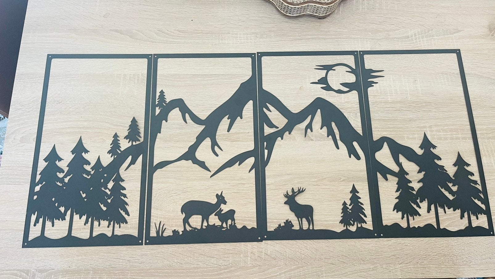Metal wall art, Ophalen of Verzenden, Zo goed als nieuw