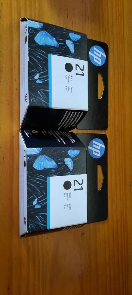 HP Inktpatroon 21 Zwart - Origineel (nog 1), Ophalen of Verzenden, Nieuw, Cartridge, HP