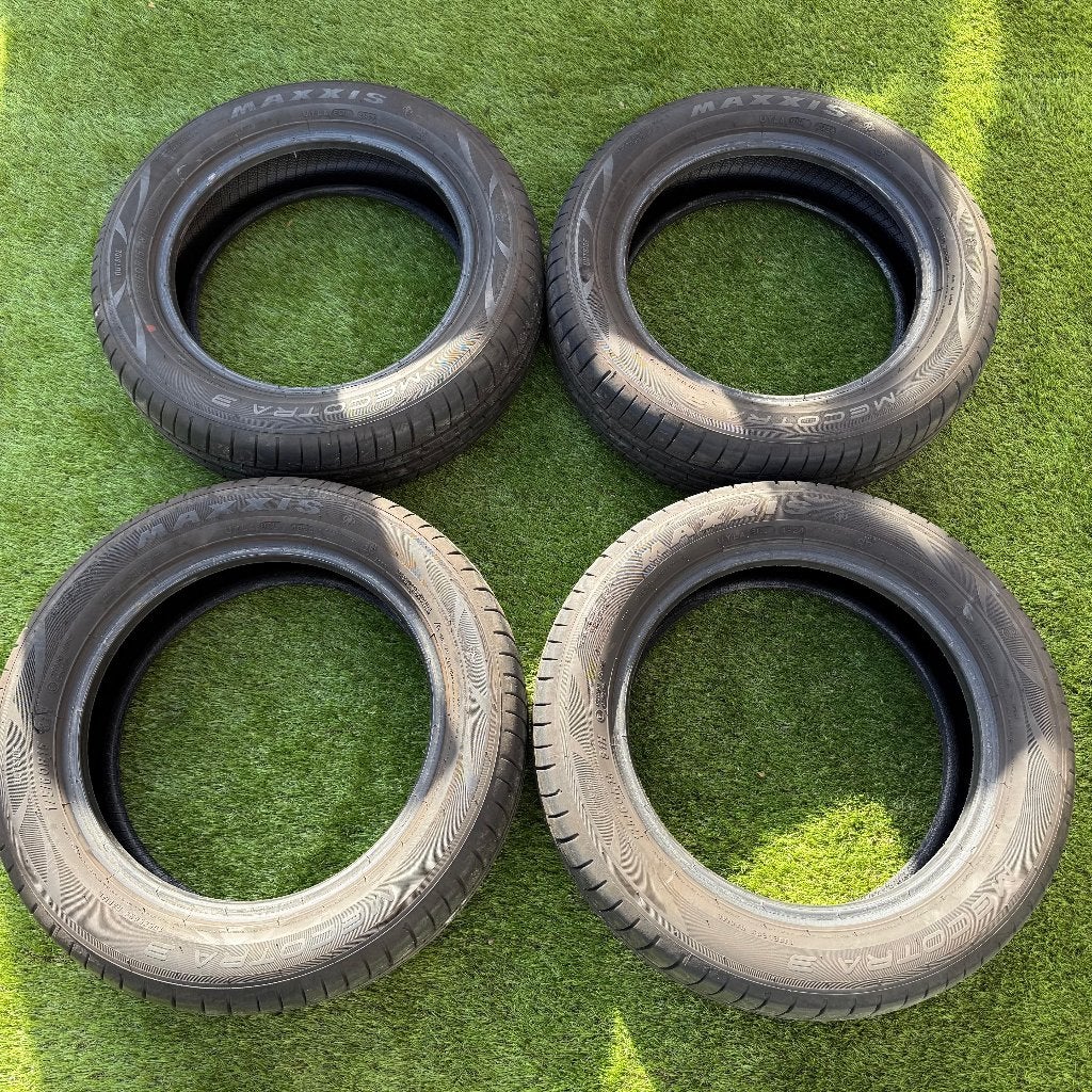 Autobanden 4x Maxxis 175/60R15 81H, Ophalen, Gebruikt, 15 inch, 175 mm