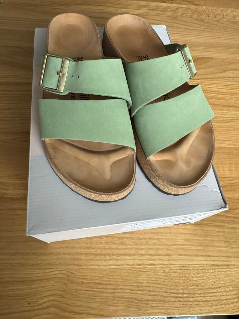 Papillio by Birkenstock sandalen maat 38 - nieuw, Ophalen of Verzenden, Zo goed als nieuw, Groen, Sandalen of Muiltjes
