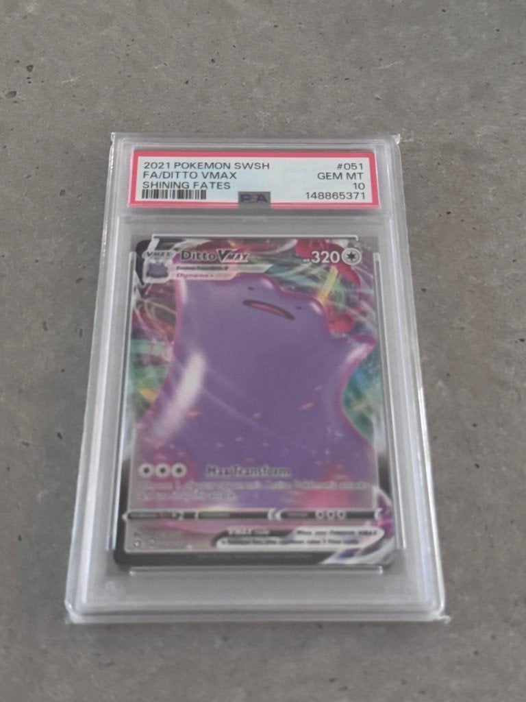 Ditto Vmax #051 PSA 10, Ophalen of Verzenden, Nieuw, Losse kaart, Foil