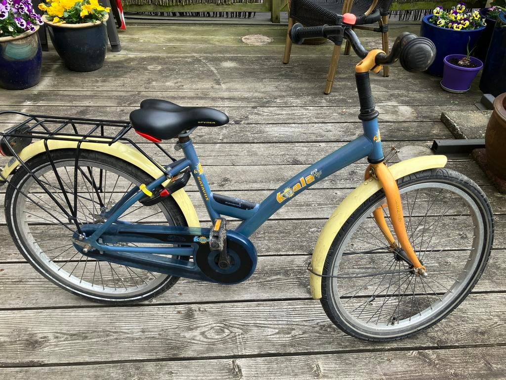 Nette kinderfiets Batavus Koala fiets 22 inch geel blauw, Fietsen en Brommers, Fietsen | Meisjes, Ophalen of Verzenden, Gebruikt