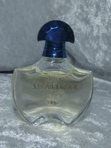 Luxe parfum mini -  Guerlain, Shalimar, Ophalen of Verzenden, Zo goed als nieuw, Miniatuur, Gevuld