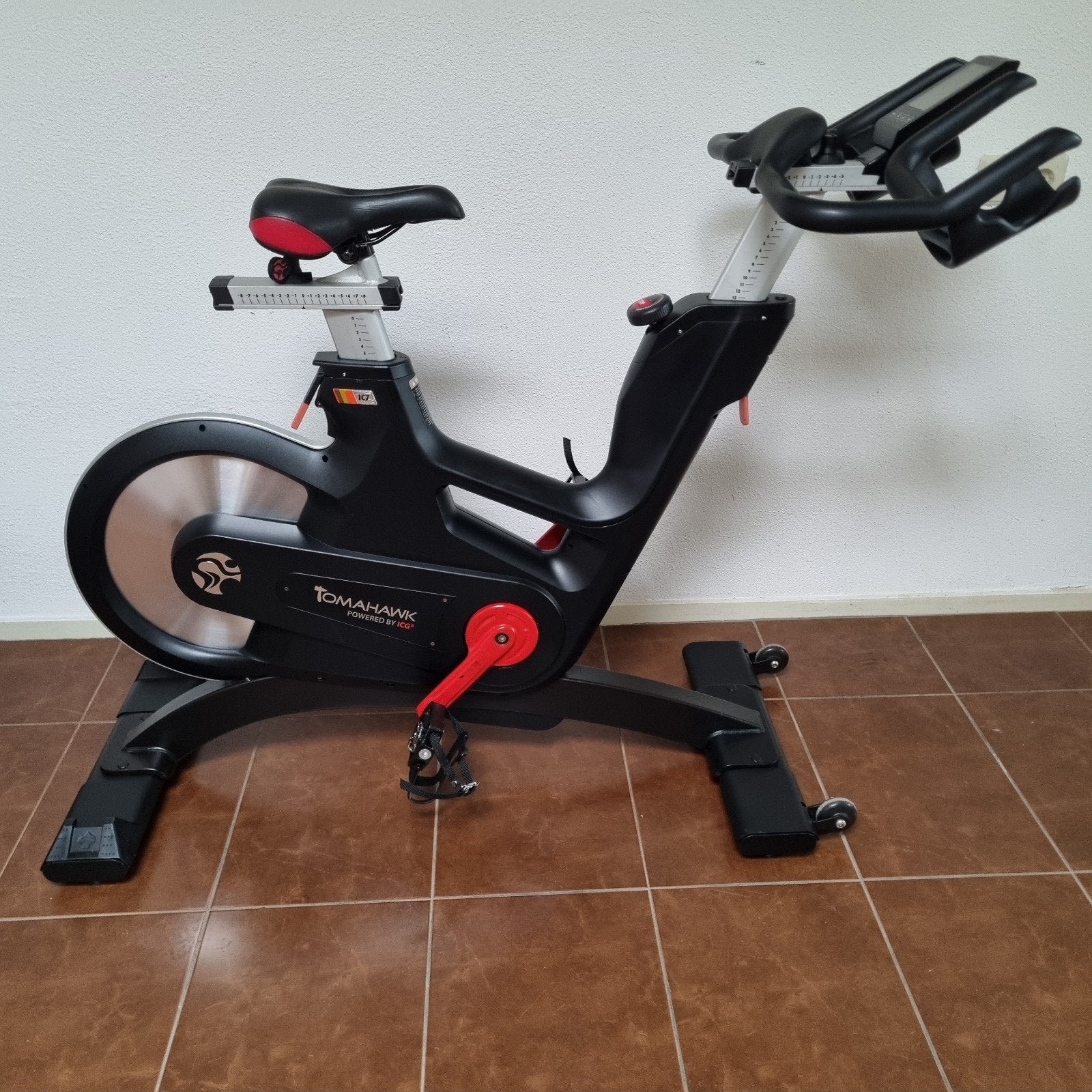 ICG IC7 spinningfiets met wattage meter, Ophalen, Gebruikt, Benen, Overige typen