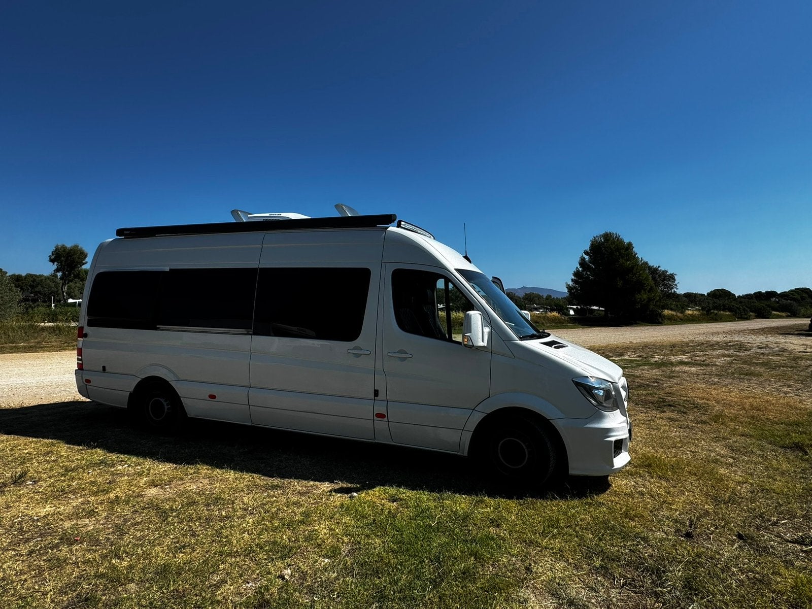 Mercedes Sprinter buscamper 2013, ombouw 2025, inruil EV, Chemisch toilet, Buscamper of Camperbus, Tot en met 2, Mercedes-Benz