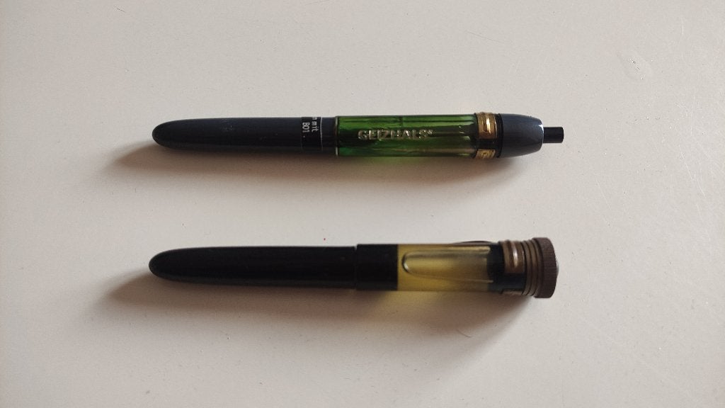 2 stuks Geizhals oliepennen, Antiek en Kunst, Ophalen of Verzenden