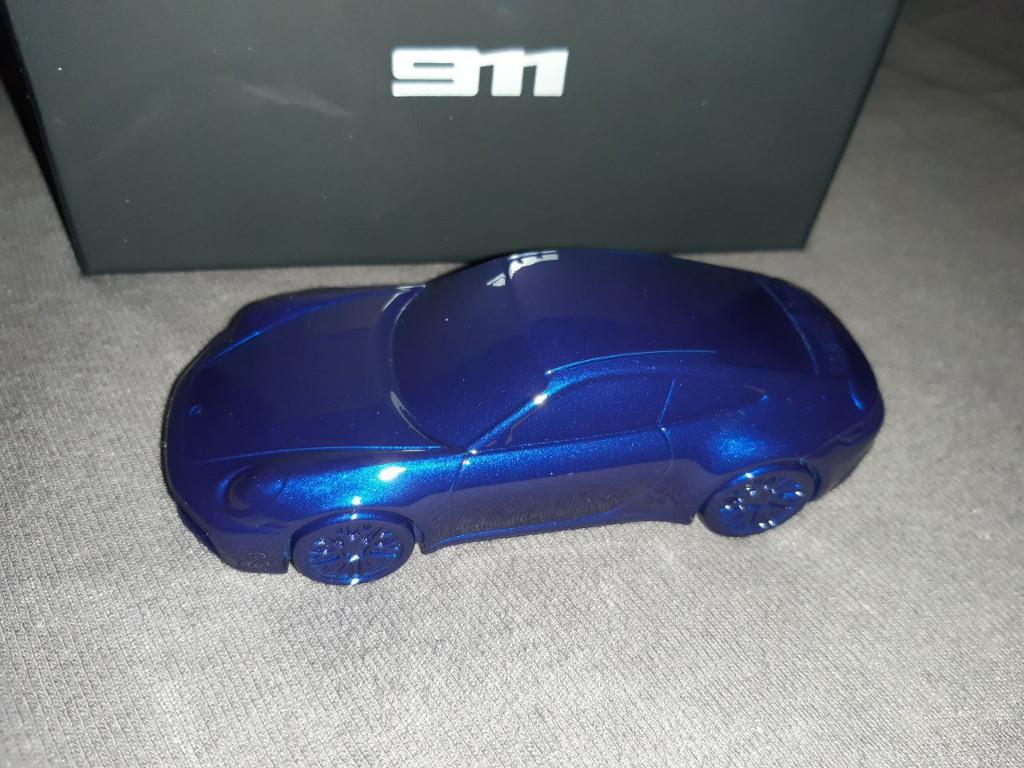 1:43 Porsche blue promotional modelauto, Verzenden, Nieuw, Auto, Overige merken