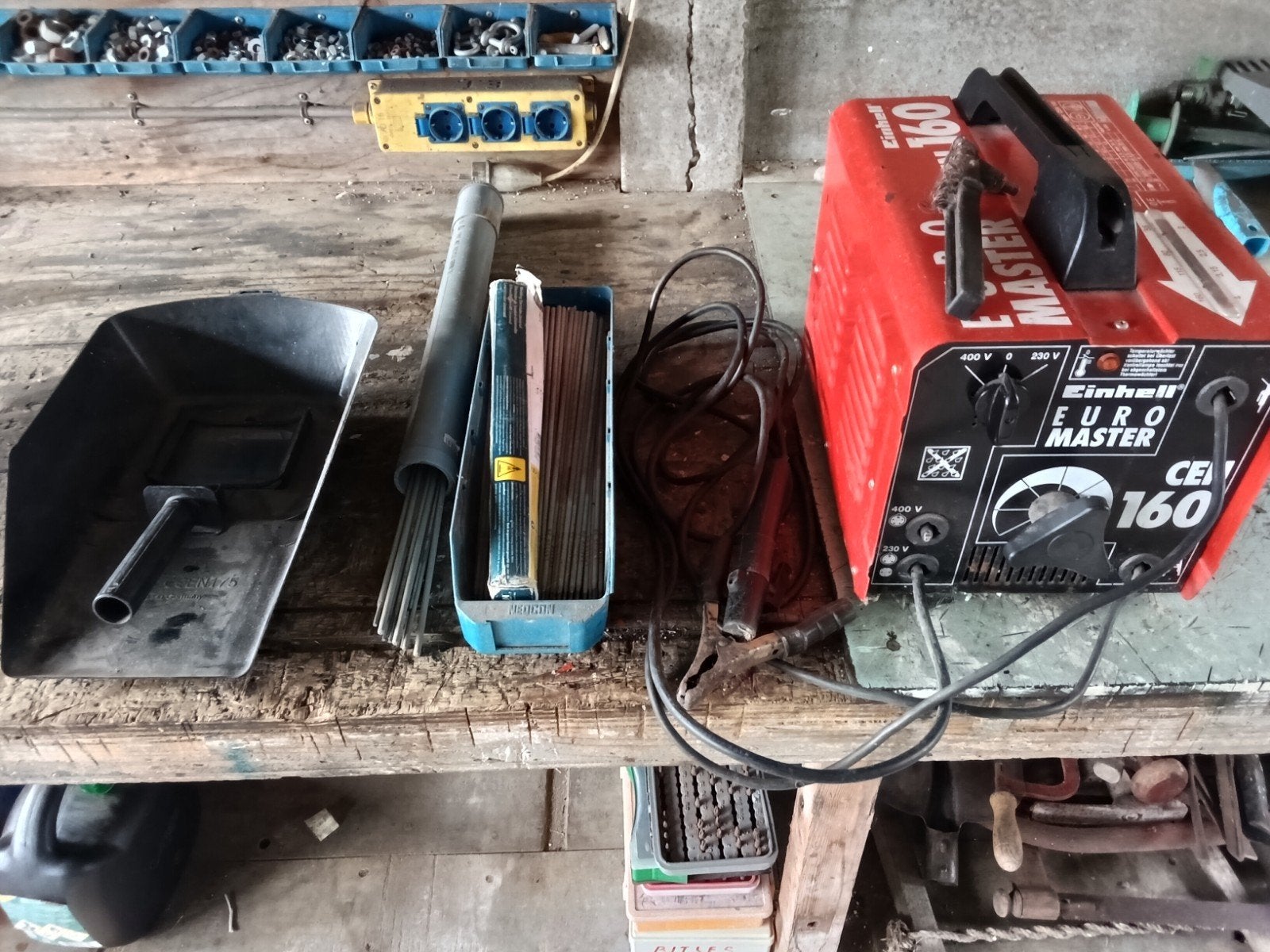 Einhell Euro Master CEN 160 lasapparaat, Ophalen of Verzenden, Gebruikt, 150 tot 250 ampère, Elektroden