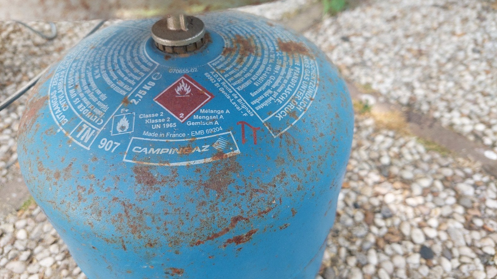 2x Campingaz gasfles met branders, Ophalen, Gebruikt