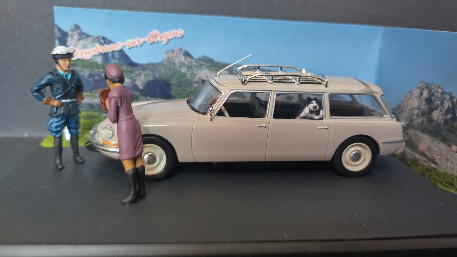 Citroen id 20 break 1;43 Altaya La Route Bleue RN7 Pol, Overige merken, Auto, Verzenden, .