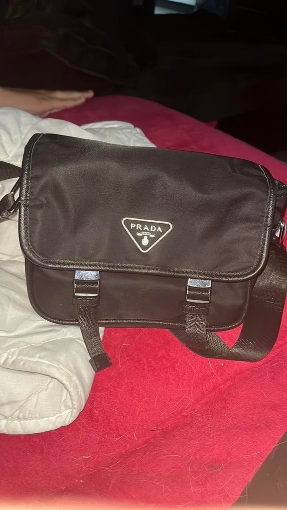 Prada tas, Zwart, Zo goed als nieuw, Leer, Ophalen