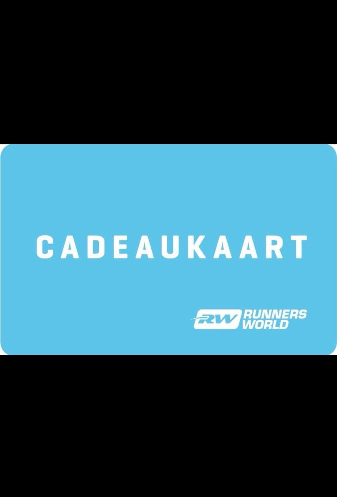 Runnersworld cadeaukaart t.w.v €50., Tickets en Kaartjes, Cadeaubon, Warenhuis- of Winkelbon