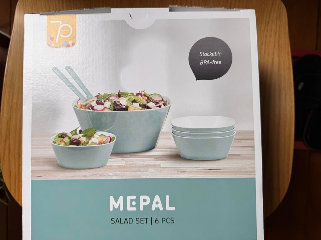 Mepal salade conix 6 delig nordic green, Ophalen, Nieuw, Overige typen
