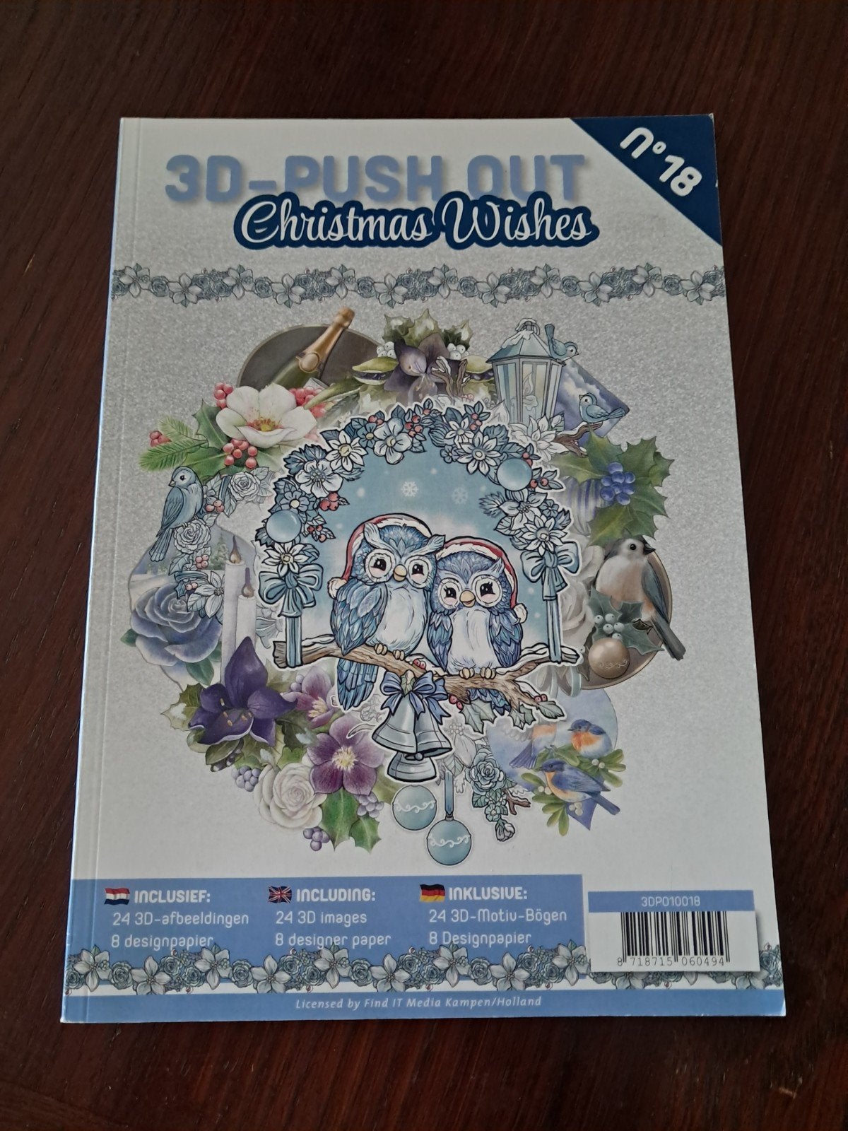3D-Push Out Boek Kerst Wensen, Ophalen of Verzenden, Nieuw, Kerst, Knipvel