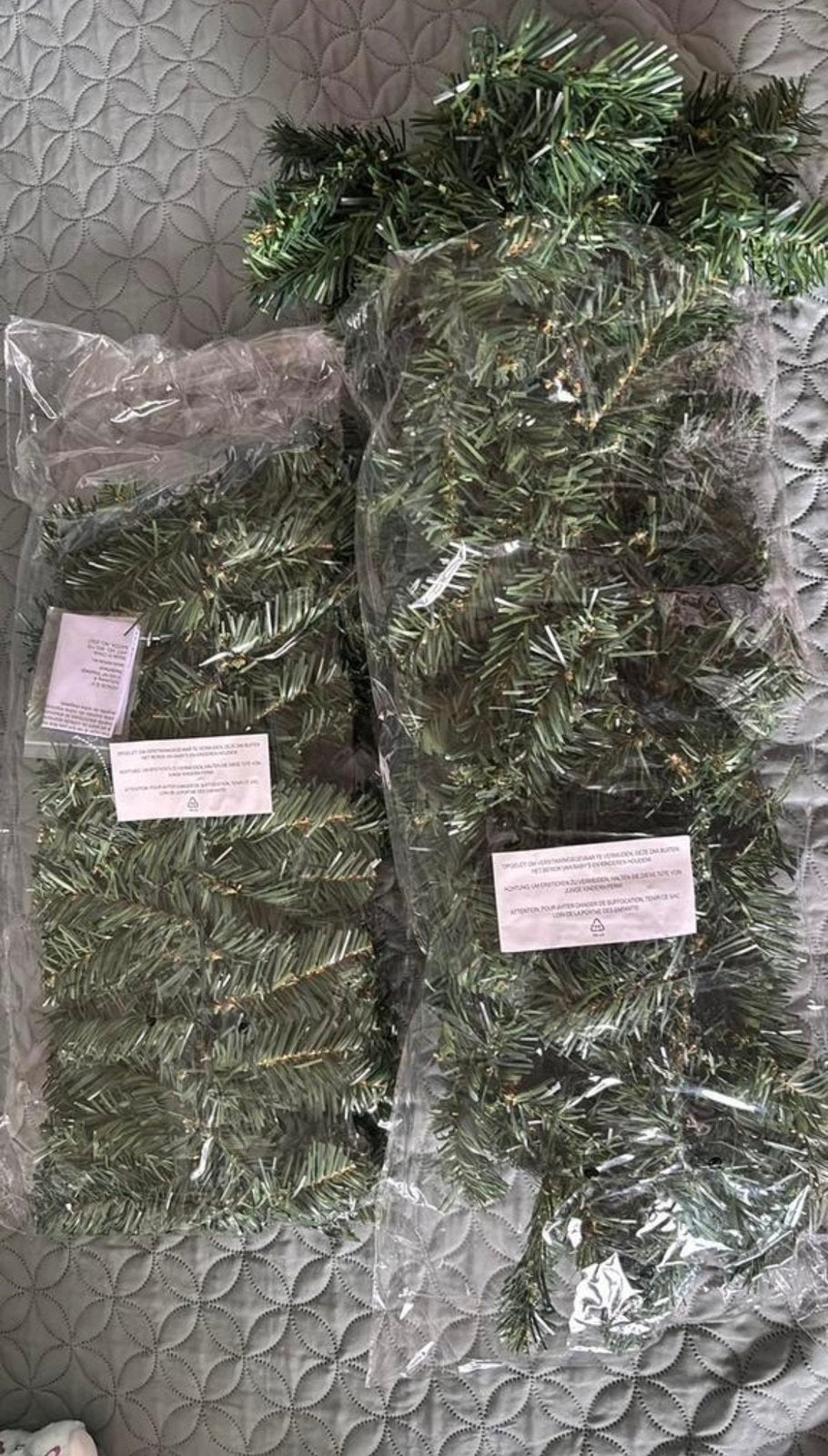 Guirlande met verlichting 2x, Diversen, Kerst, Ophalen, Nieuw