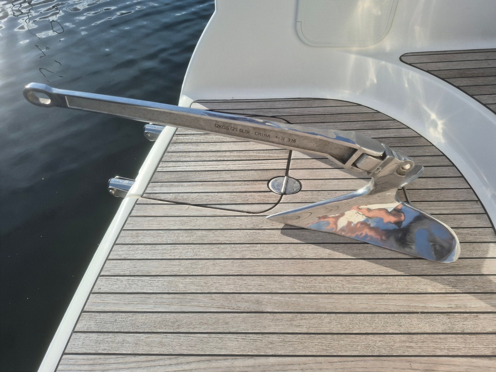 RVS Anker 12kg AISI 316, Ophalen of Verzenden, Zo goed als nieuw, Overige typen