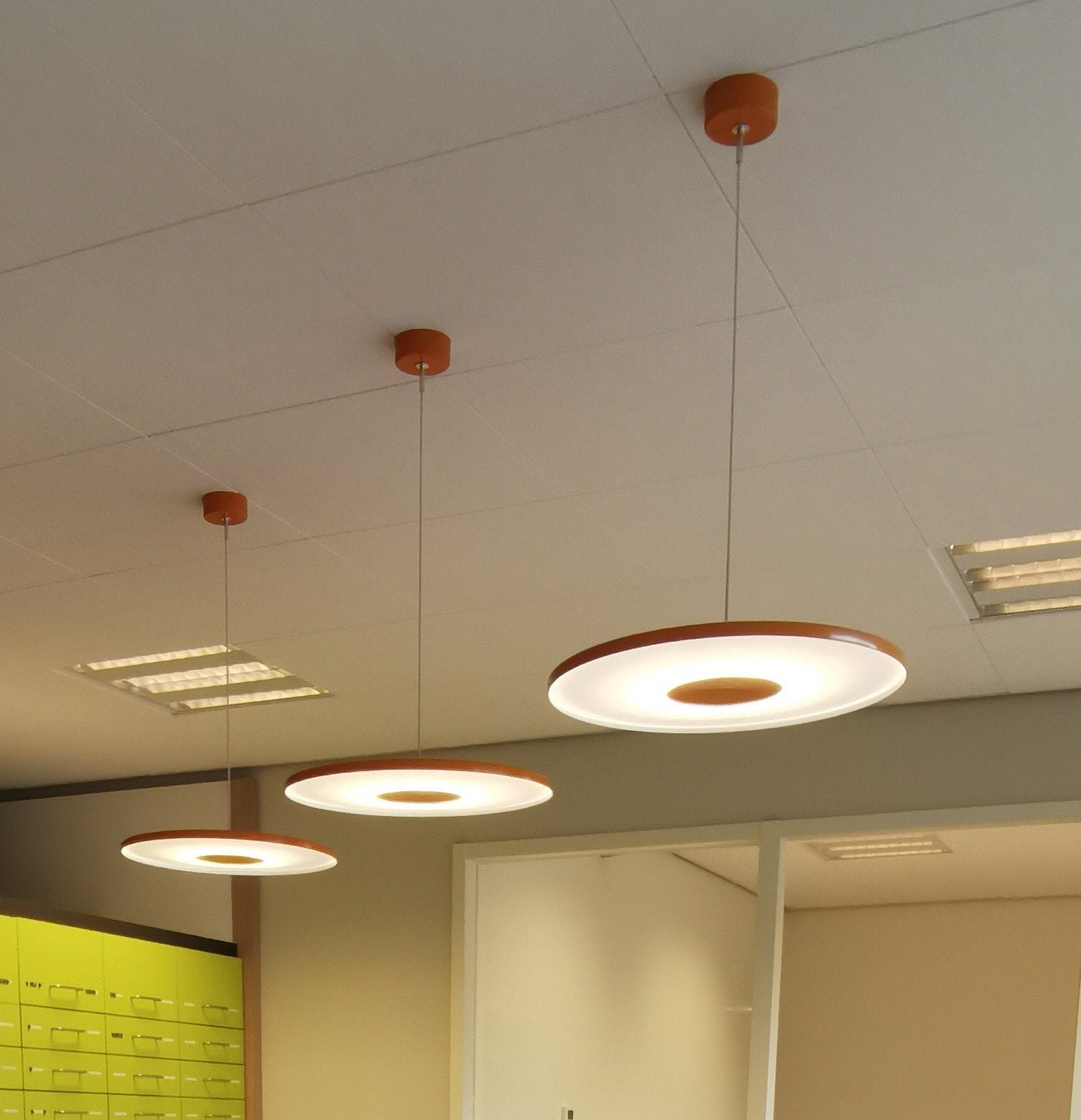 3 Wever en Ducre designer hanglampen, Huis en Inrichting, Ophalen, Gebruikt, Metaal, Modern