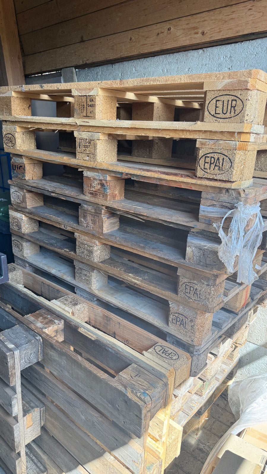 Euro pallets 15 stuks…, Ophalen, Gebruikt, Pallet, Minder dan 200 cm