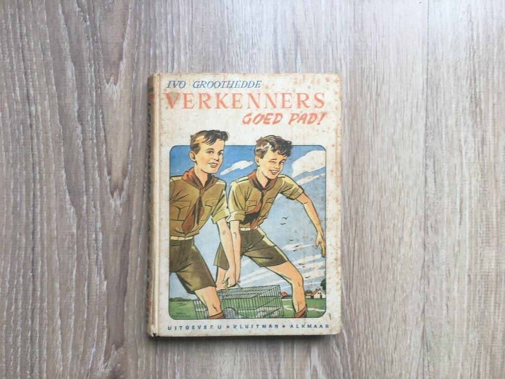 Verkenners, Goed Pad! - Ivo Groothedde (Vintage Boek) apart, Verzamelen, Verzenden, Gebruikt, Boek of Tijdschrift