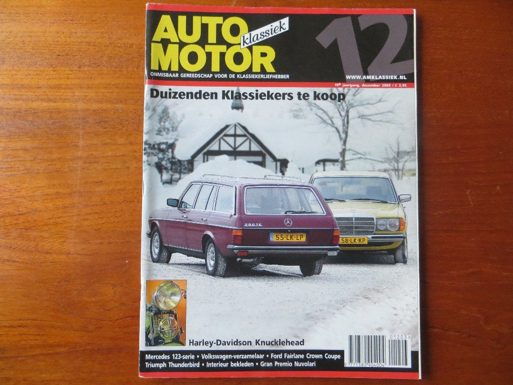 Auto Motor Klassiek 12 2003 W123, Fairlane, Jaaroverzicht, Ophalen of Verzenden, Nieuw, Mercedes