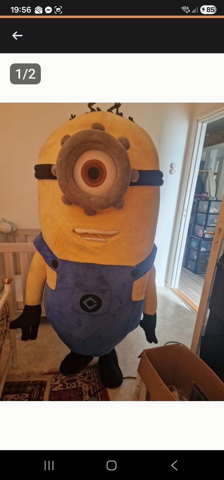 Minion mascotte pak - Zo goed als nieuw, Ophalen of Verzenden, Zo goed als nieuw, Kostuum, Film of Tv