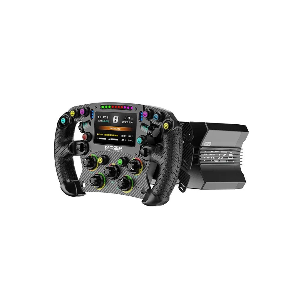MOZA R12 V2 + CRP2 + FSR2 – COMPLETE SIMRACE SET – ZGAN, Ophalen of Verzenden, Overige merken, Zo goed als nieuw