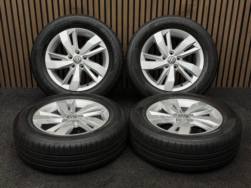 Originele 15 inch VW Polo 2G Sassari 5x100 ET40 Hankook, Ophalen, 15 inch, ., Banden en Velgen